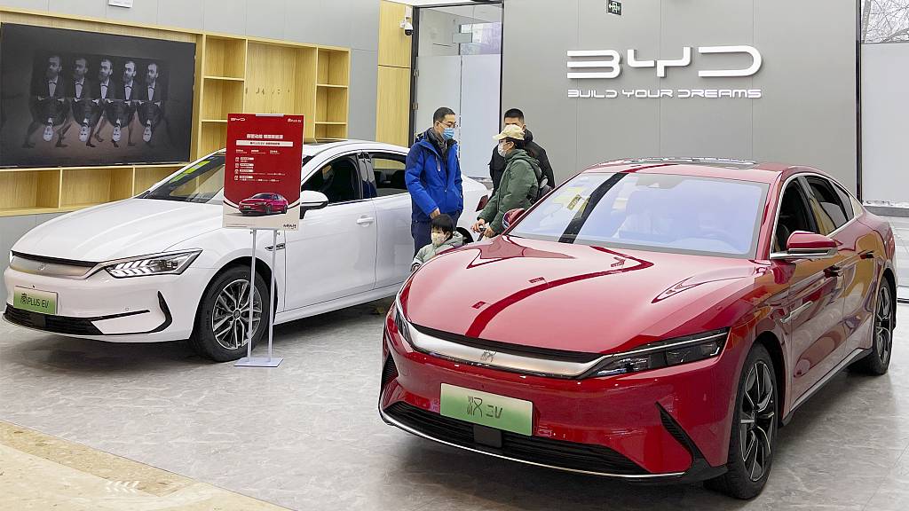 BYD saw 211 percent production growth in 2022. /CFP
