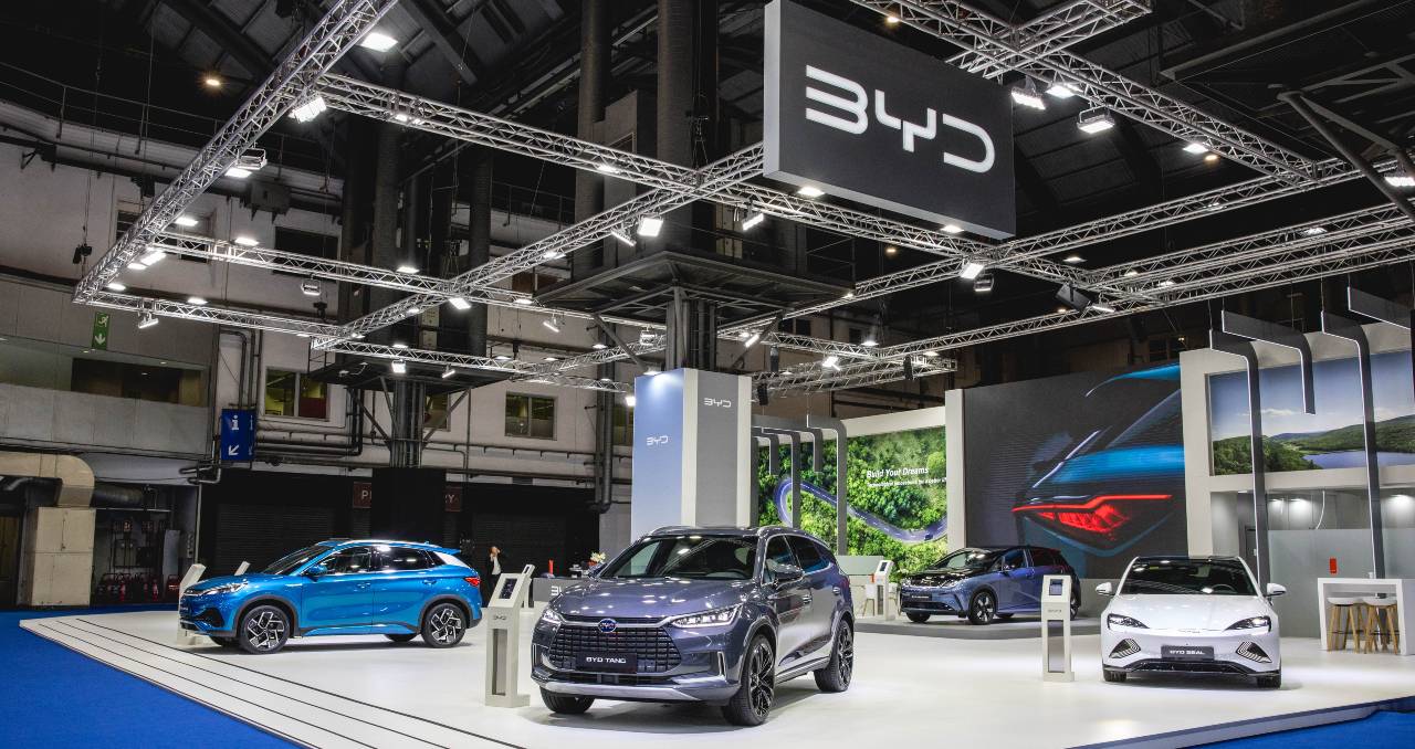 BYD used Automobile Barcelona to launch two new models in Spain: the Seal and the Dolphin.‌ /BYD