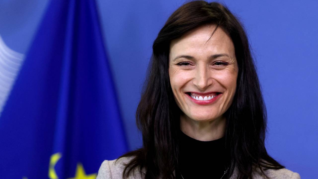 European Commissioner Mariya Gabriel will step down from her duties to try and form a coalition government in Bulgaria. /Yves Herman/Reuters