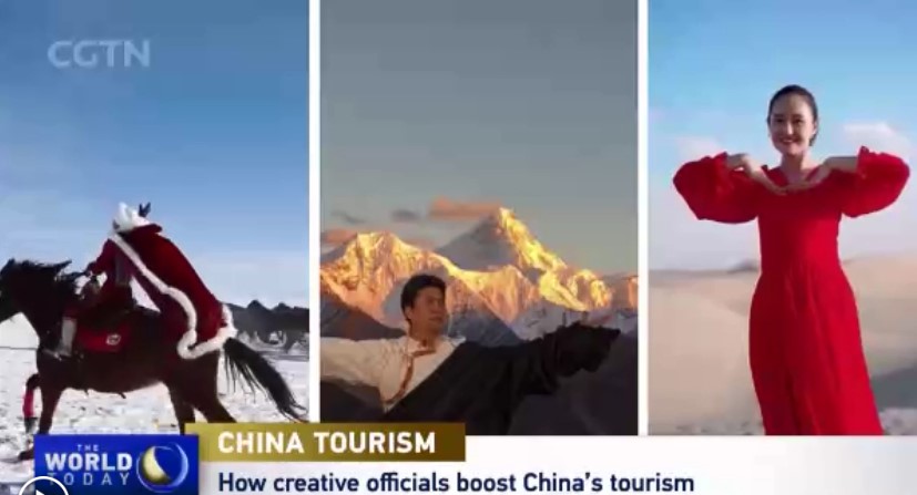From shooting TikTok videos in costume to interacting with tourists, Chinese officials are getting creative! 