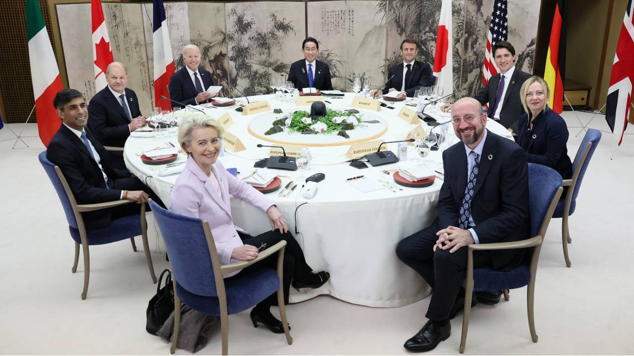 The G7 outlined a host of anti-Chinese measures at their leaders' summit in Japan. /Ministry of Foreign Affairs of Japan/Reuters