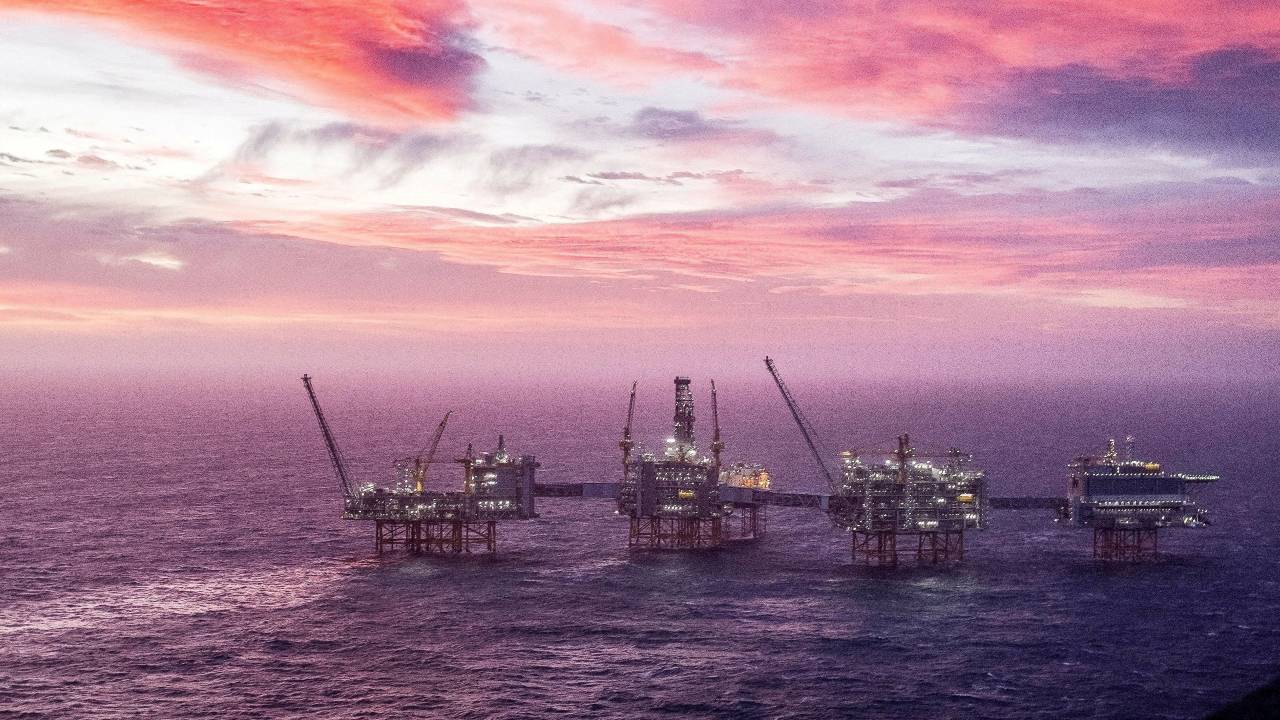 The Johan Sverdrup oilfield in the North Sea. /Carina Johansen/NTB Scanpix/via Reuters