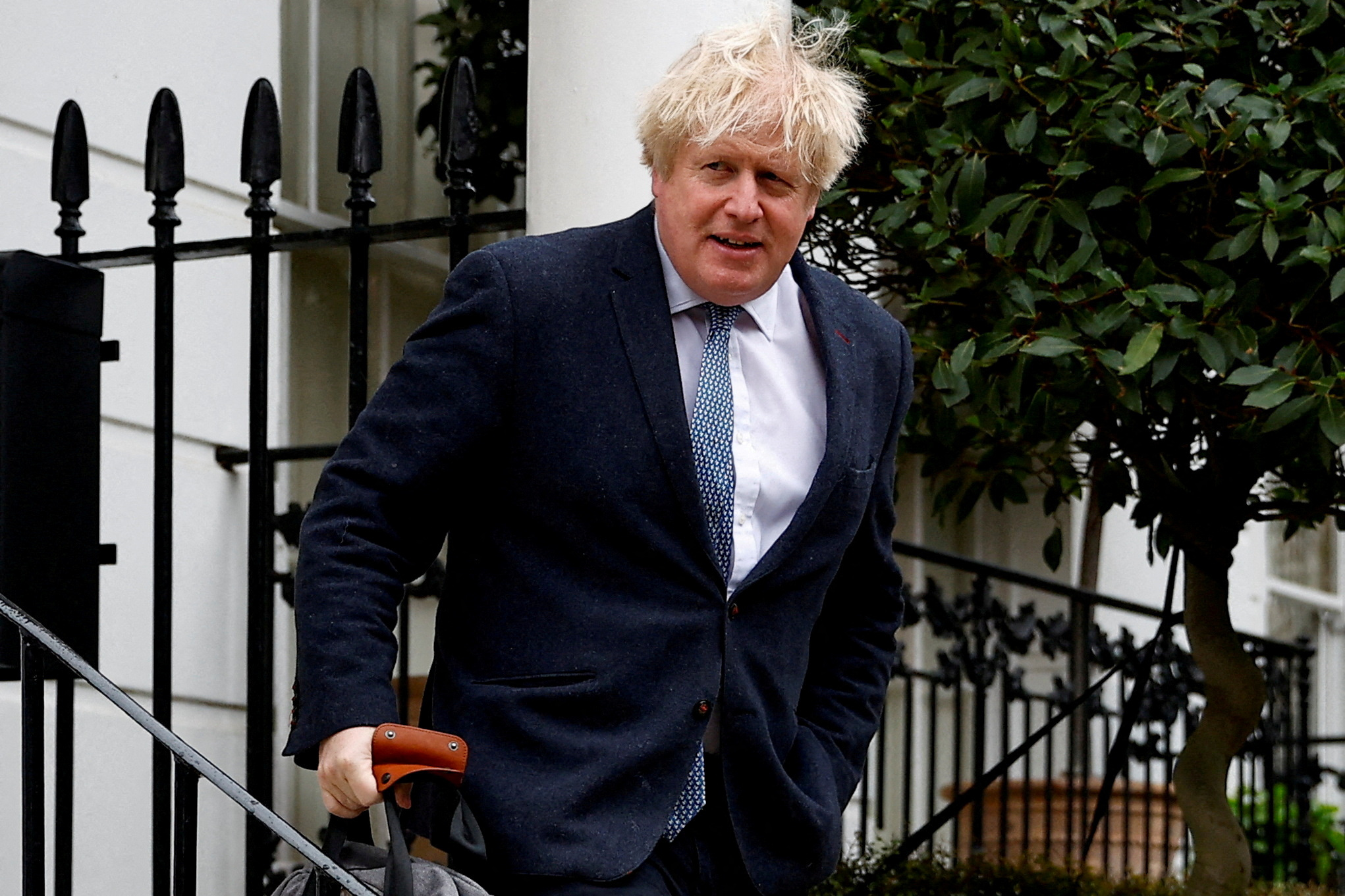 Boris Johnson claimed he had been stitched up by political rivals. Peter Nicholls/ Reuters