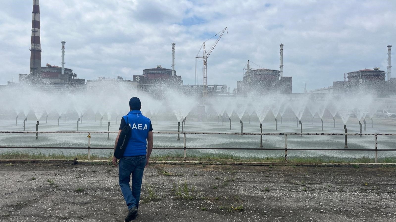 A view shows the Zaporizhzhia Nuclear Power Plant during the visit of the International Atomic Energy Agency (IAEA) expert mission, outside Enerhodar in the Zaporizhzhia region, Russian-controlled Ukraine. /International Atomic Energy Agency/Reuters
