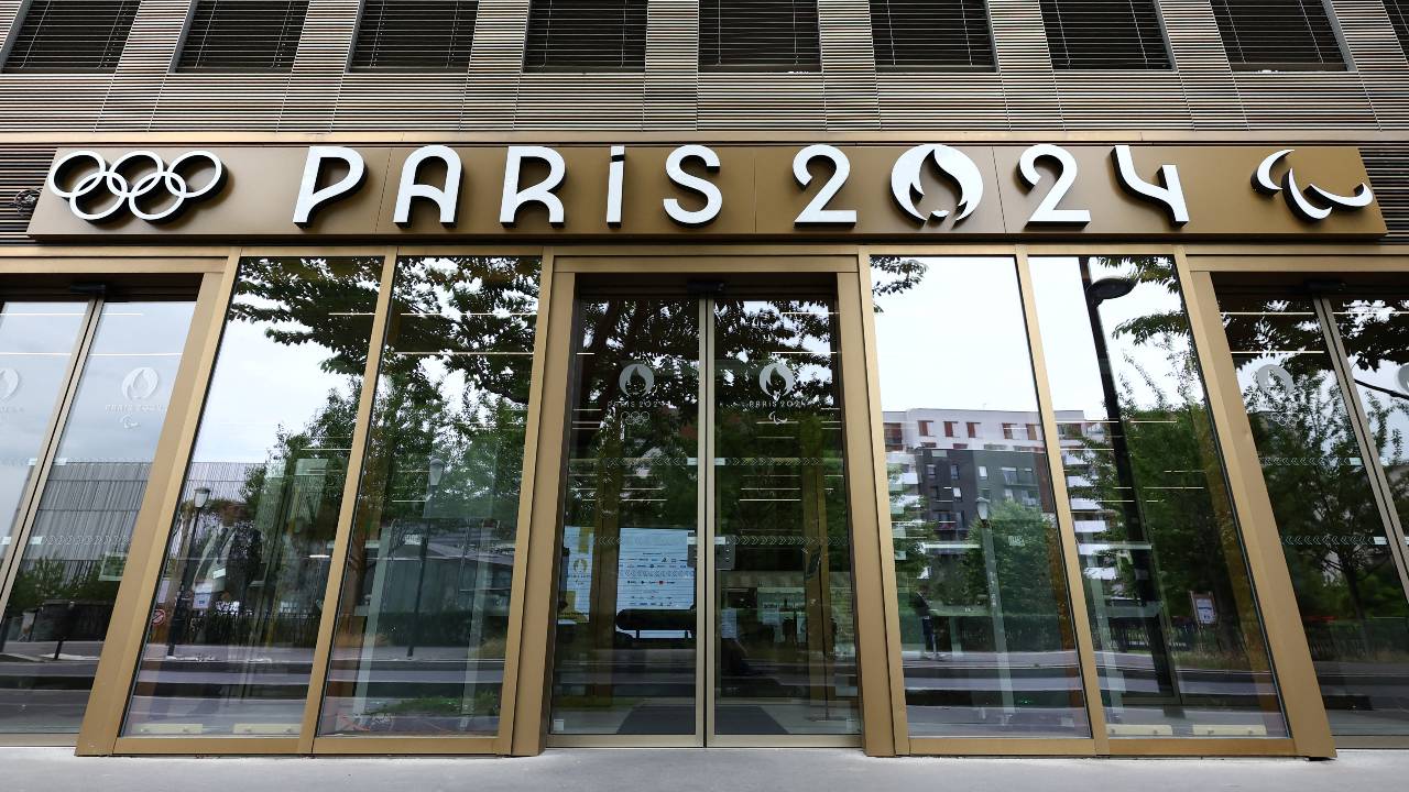The Paris 2024 Olympics headquarters is in the midst of a police search. /Stephanie Lecocq/Reuters