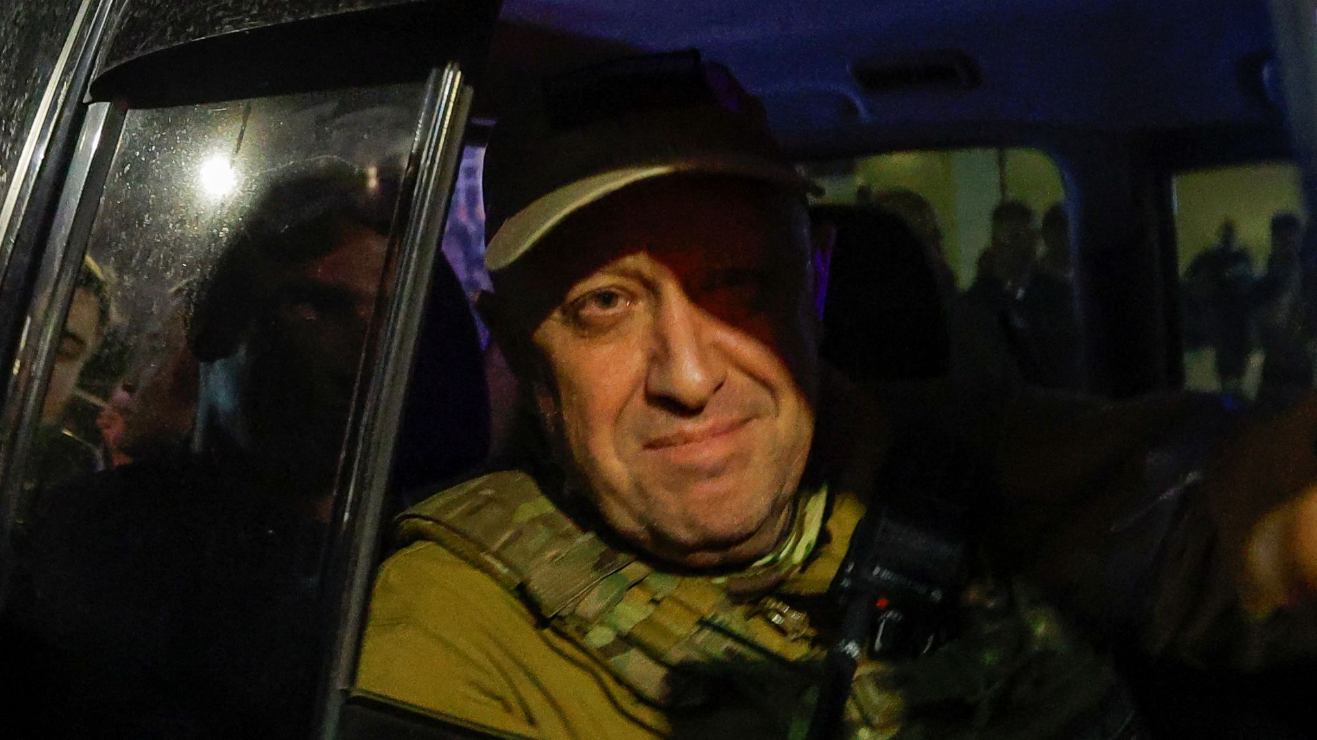 Wagner mercenary chief Yevgeny Prigozhin pictured in Rostov-on-Don on Saturday./Alexander Ermochenko/Reuters