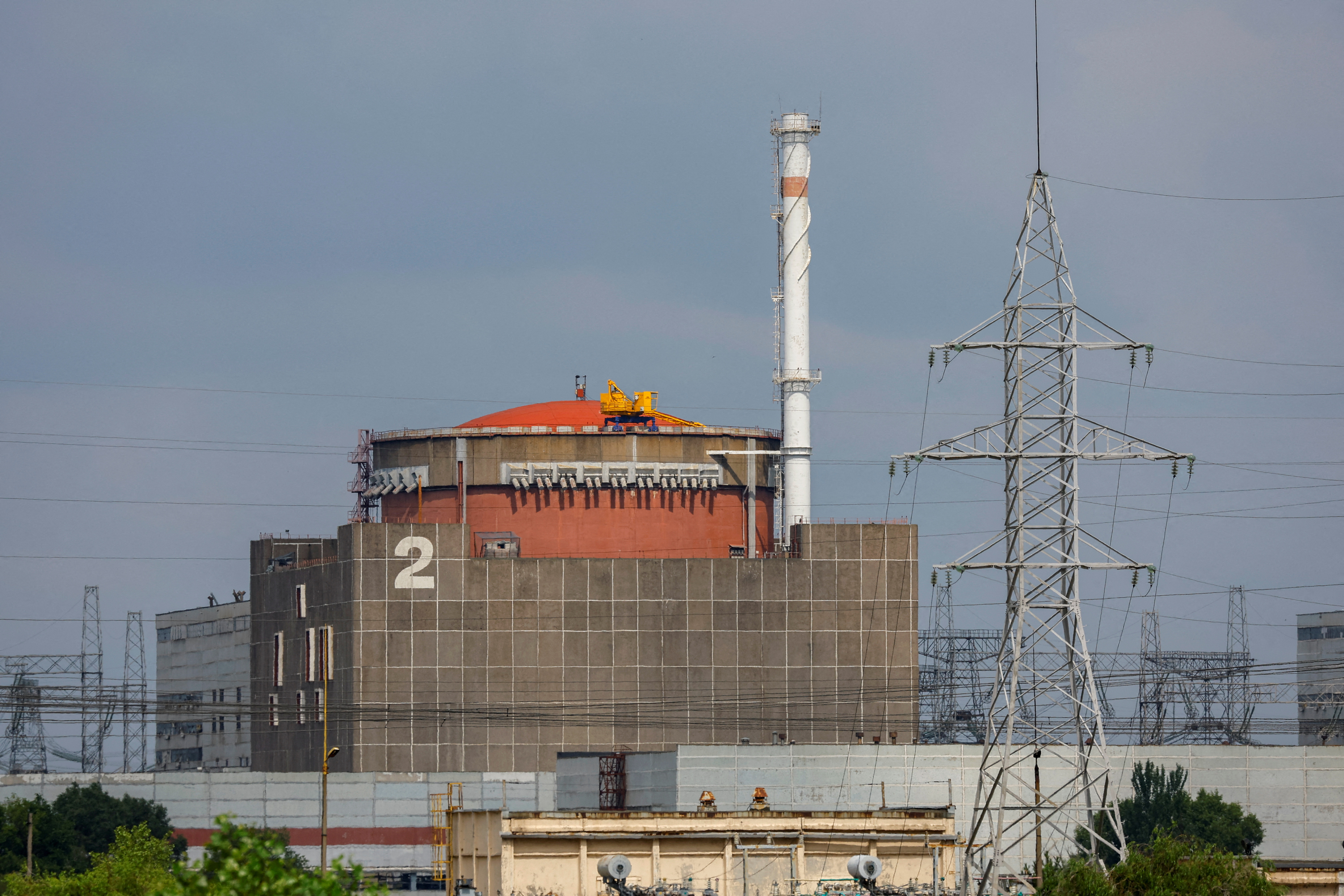 Zaporizhzhia nuclear power station. /Alexander Ermochenko/Reuters