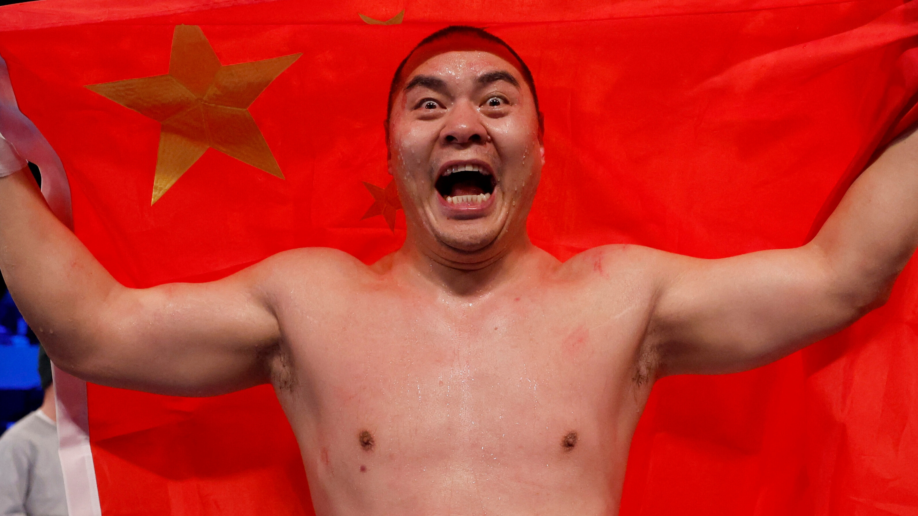 Zhang Zhilei will face Britain's Joe Joyce for a second time in September after beating him in London in April./CFP.
