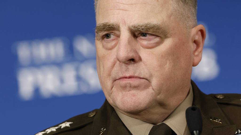U.S. Joint Chiefs of Staff Chairman General Mark Milley said Kyiv's counteroffensive would be measured in blood. /Anna Moneymaker/Getty Images/AFP