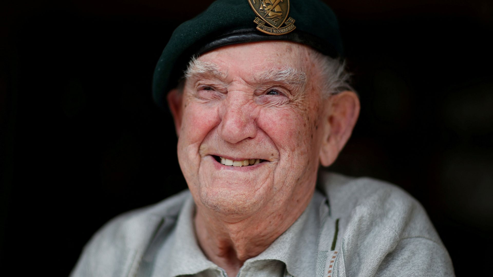 Commando Leon Gautier in 2019, aged 96. /Christian Hartmann/Reuters