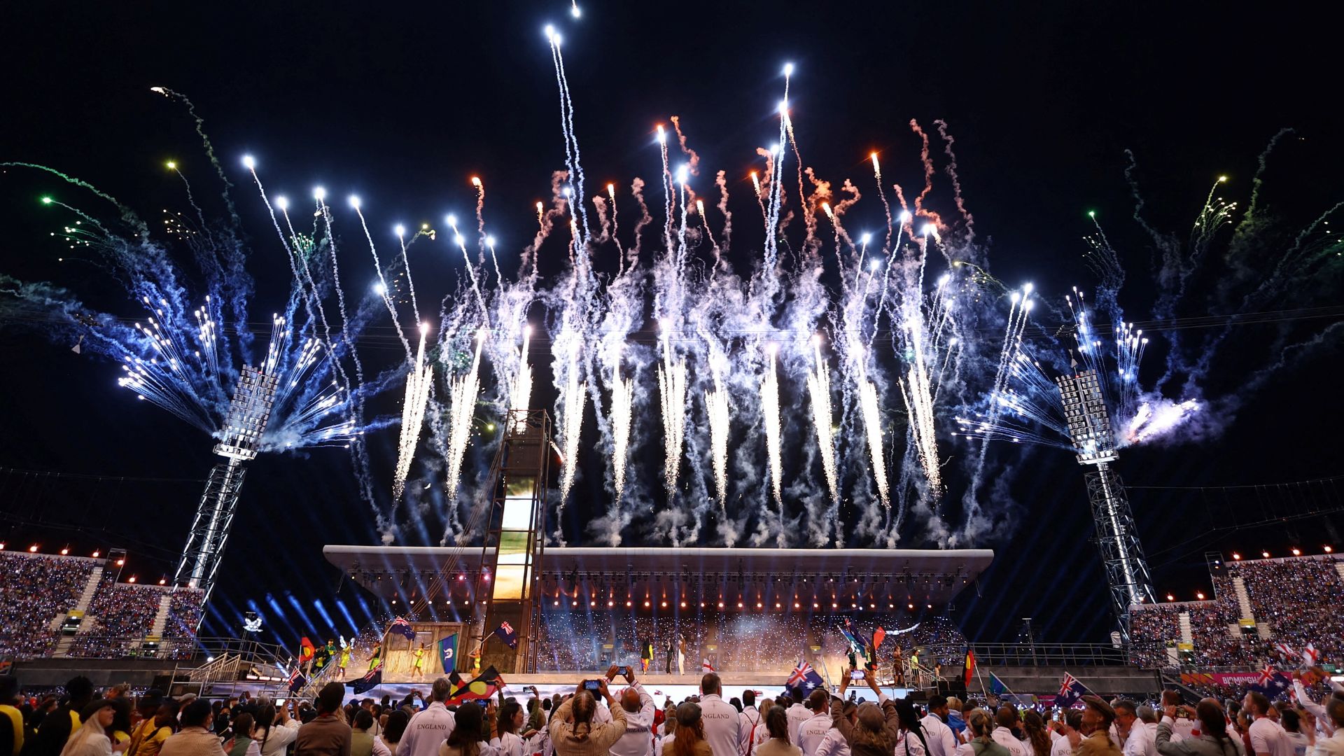 The closing ceremony of the 2022 Games. /Hannah Mckay/Reuters
