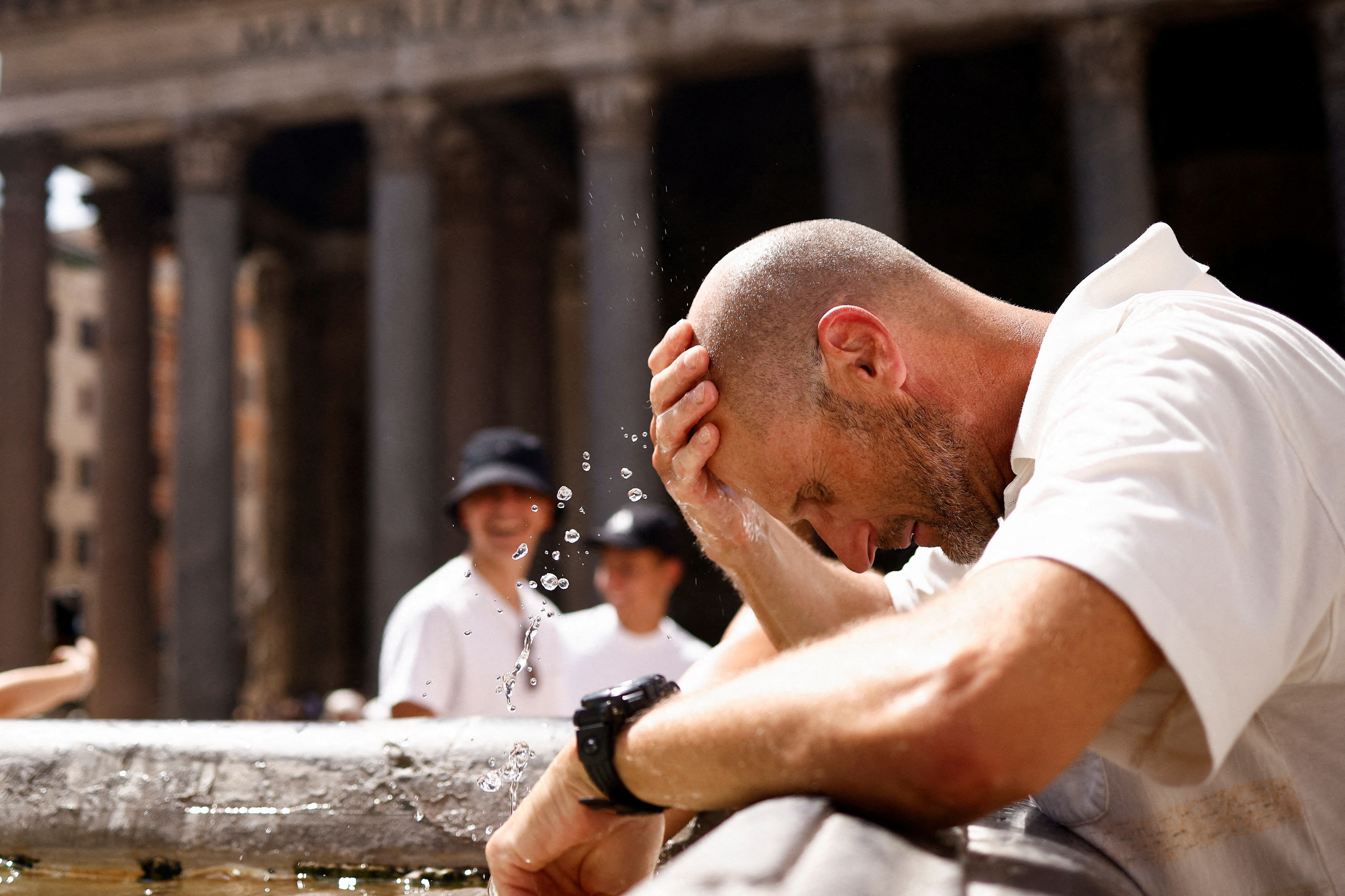 Research recently found that more than 61,000 people died due to the heat in Europe last summer – and 2023 is shaping up to be even hotter. /Guglielmo Mangiapane/Reuters
