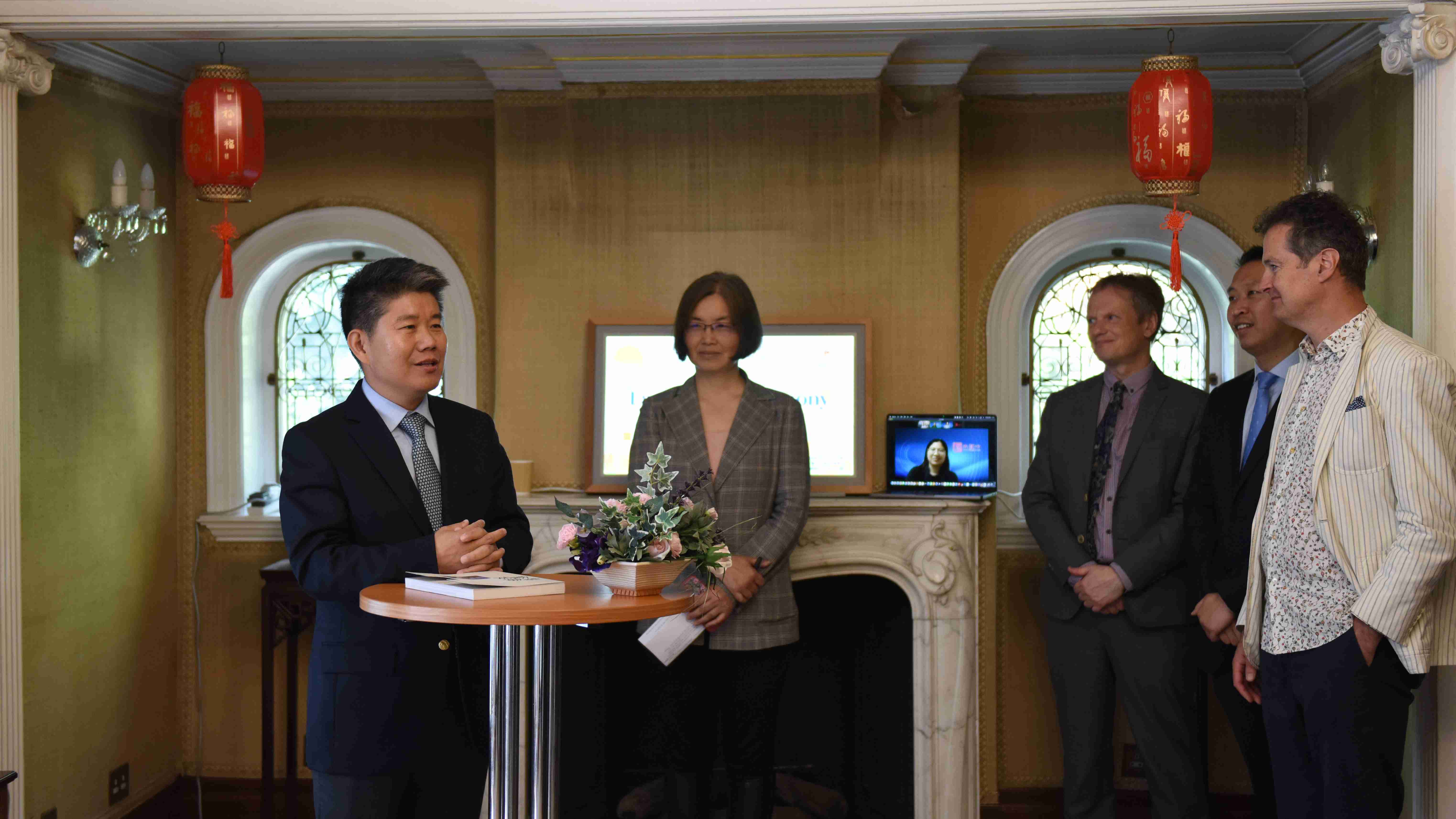 Launching ceremony of the 'Beauty Across Borders' China-UK photography competition held on July 26 in London. /CGTN
