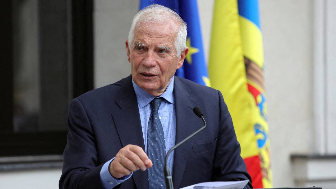 The EU's top diplomat Josep Borrell is set to visit China in the autumn. /Vladislav Culiomza/Reuters