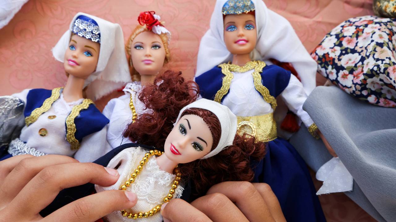 Esma's entire family – Barbies and all – are devoted to traditional Bosnian culture. /Amel Emric/Reuters