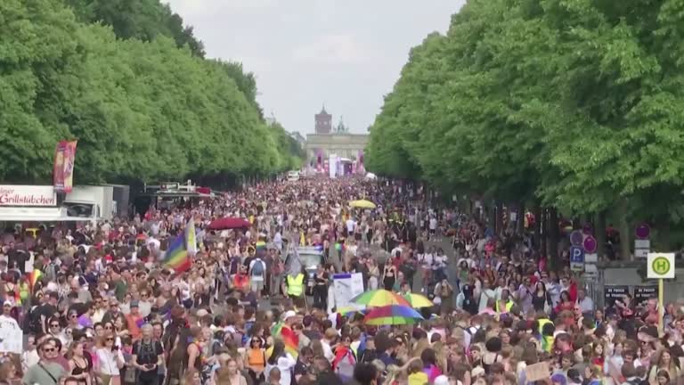 Hundreds of thousands attend Pride in Berlin each year. /Reuters