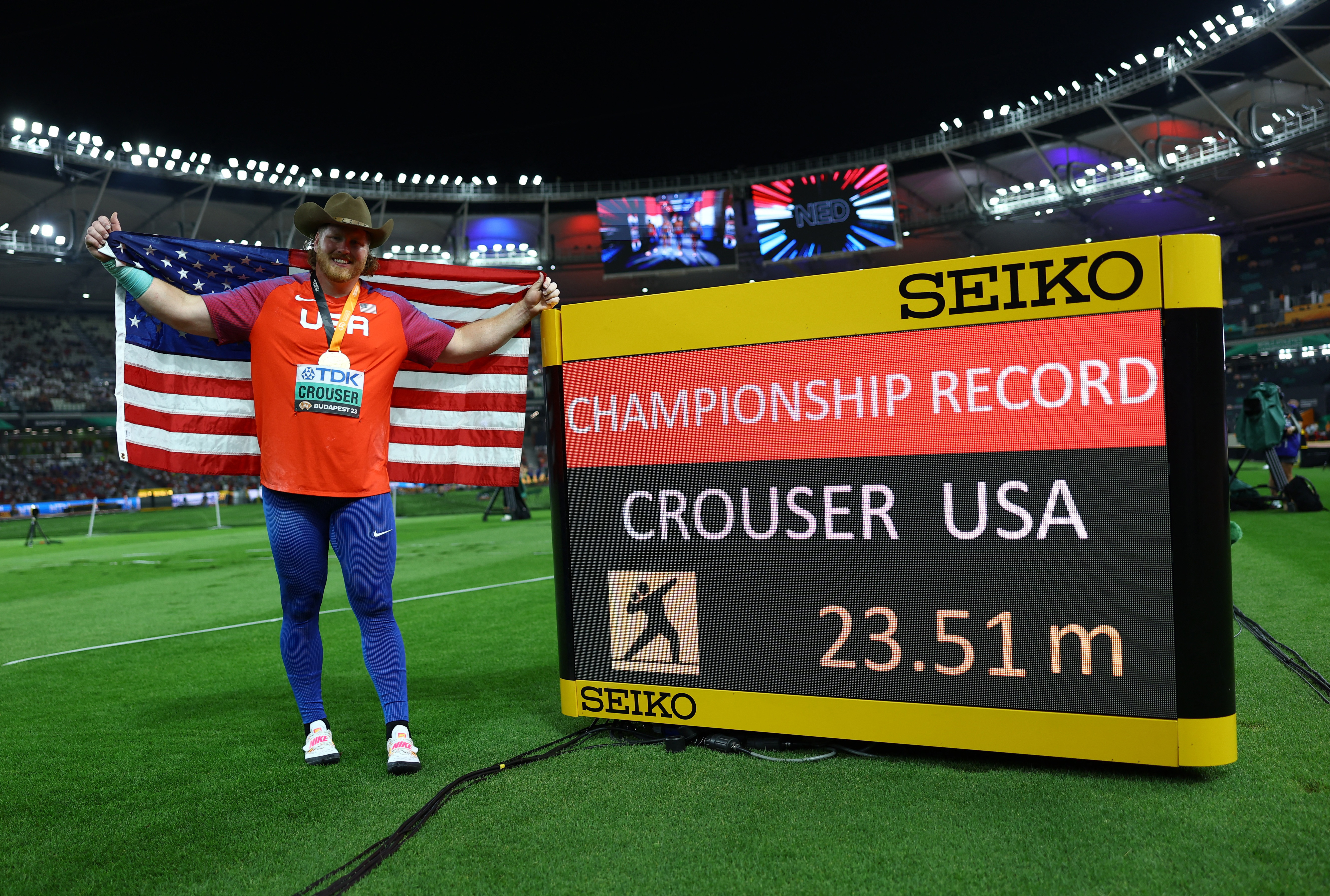 Japanese technology firm Seiko is behind the technology being used to measure the physical feats of the world's greatest athletes at this summer's World Athletic Championships in Budapest. /Fabrizio Bensch/Reuters