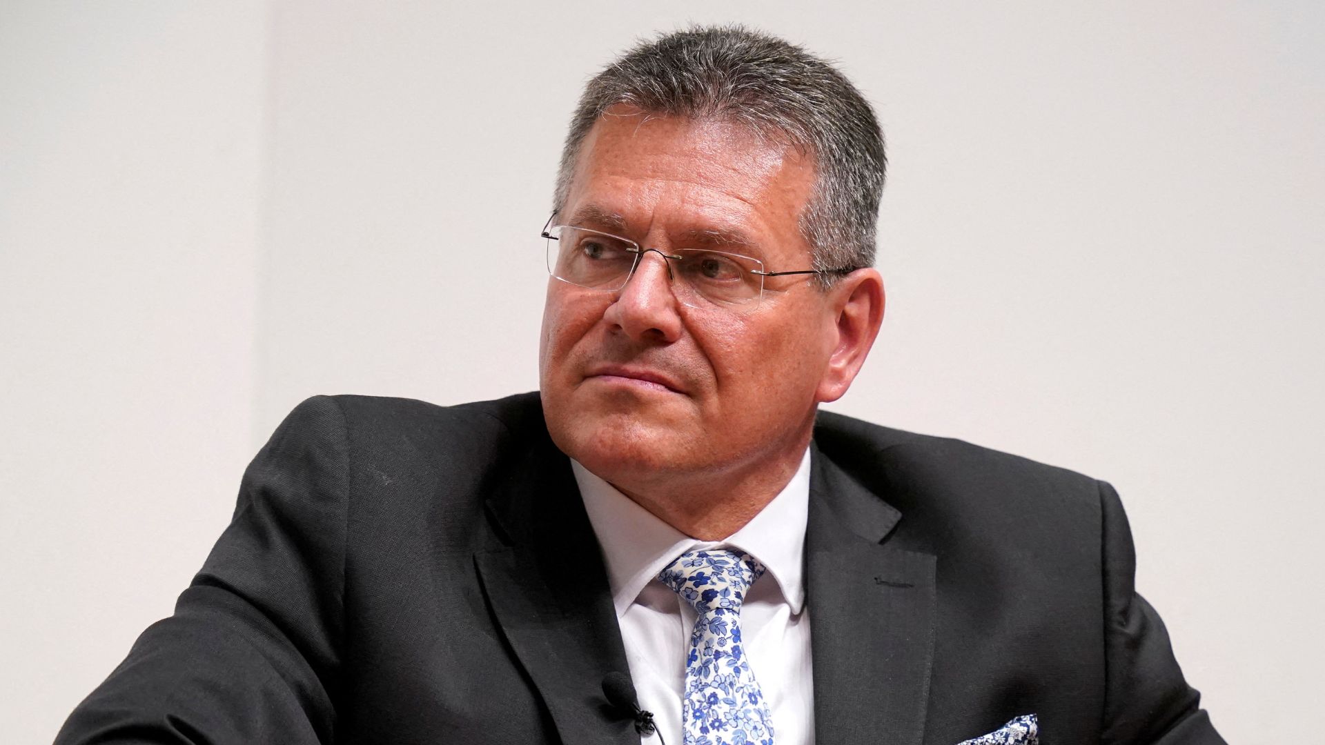  Sefcovic says the EU must improve its communication with industry. /Niall Carson/Pool via Reuters