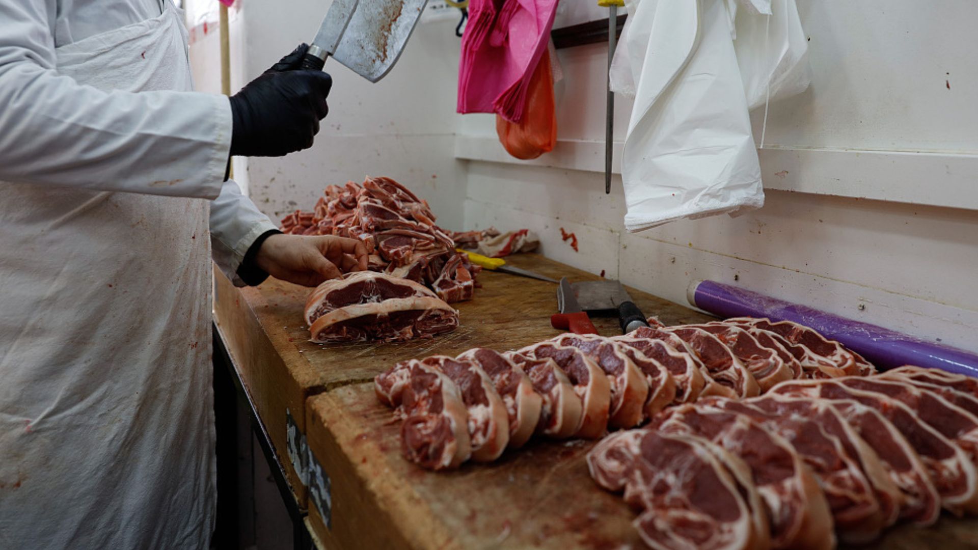 French butchers have welcomed the move. /Ameer Alhalbi/Anadolu Agency via Getty Images
