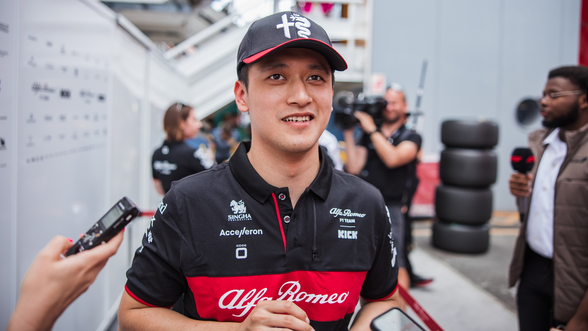 Zhou  first entered Formula One in 2022. /Alfa Romeo Stake