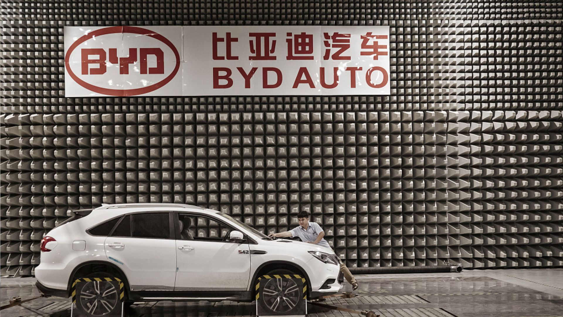 BYD is now is the biggest electric vehicle company in the world. /Qilai Shen/Bloomberg via Getty Images