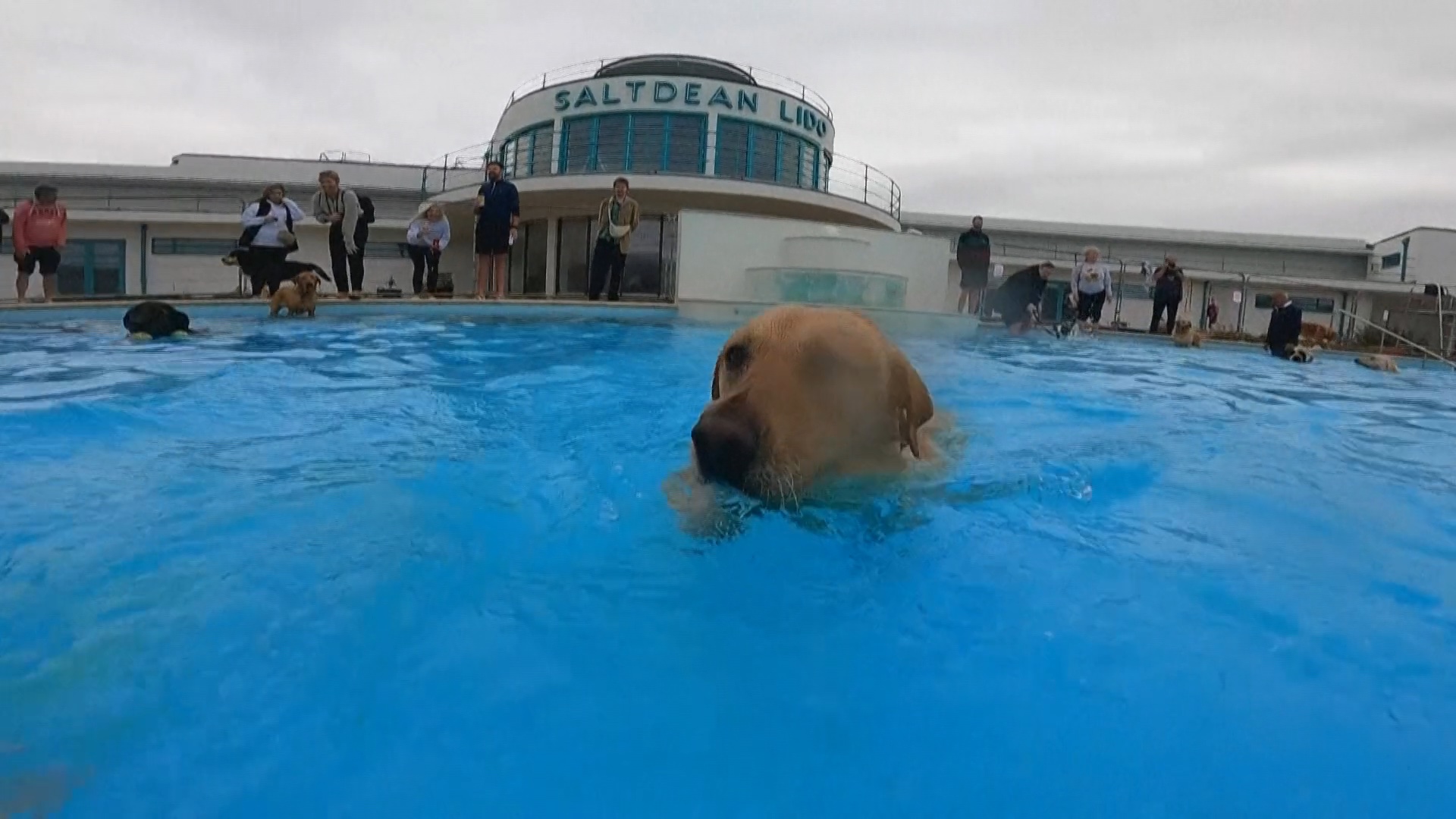 The lido is Grade II*-listed. /AFP