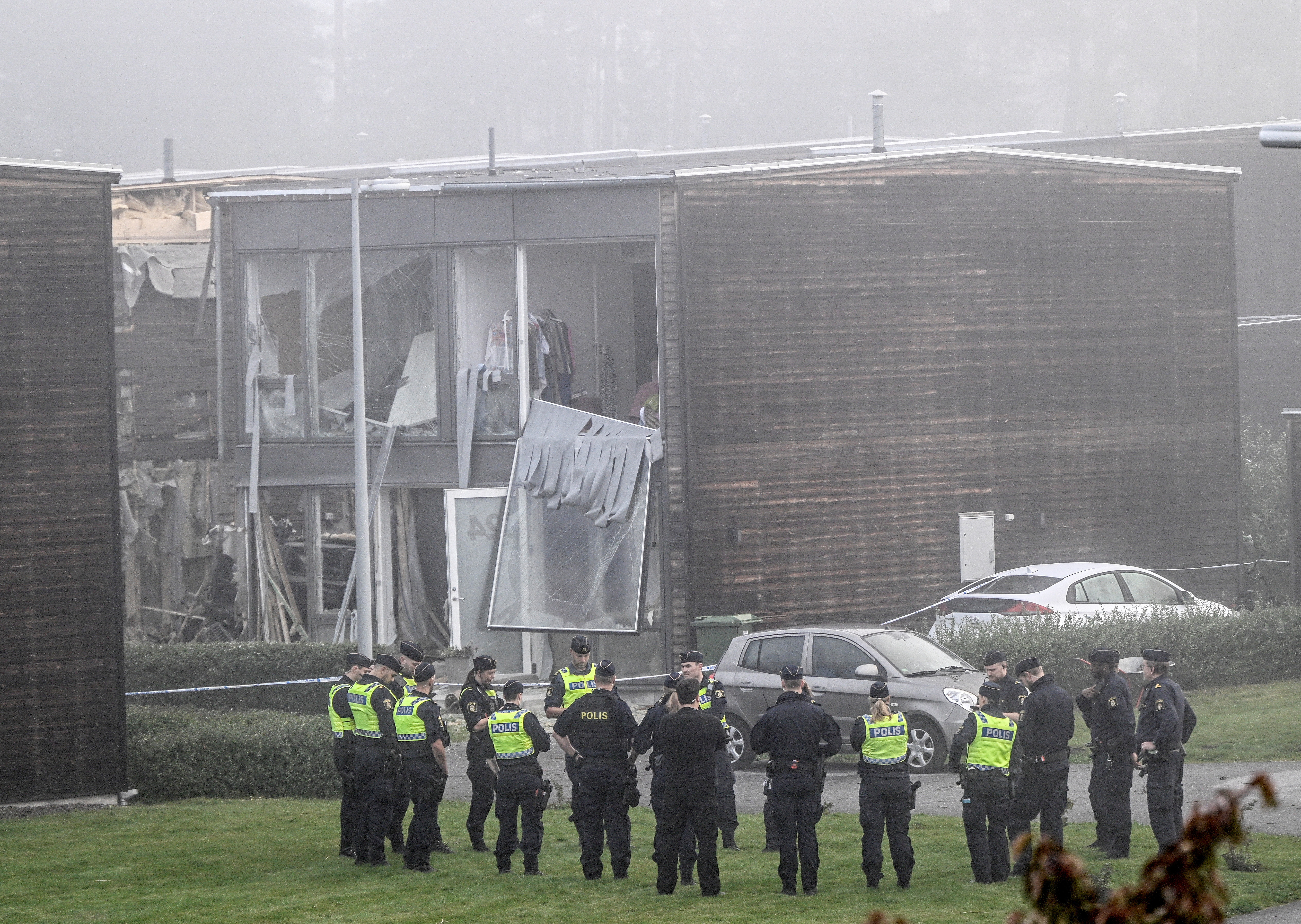 Gang violence has erupted across Sweden, causing the deaths of 12 people in September alone. An explosion in a housing block in Storvreta was attributed to gangs and resulted in the death of a young woman. /TT News Agency/Reuters
