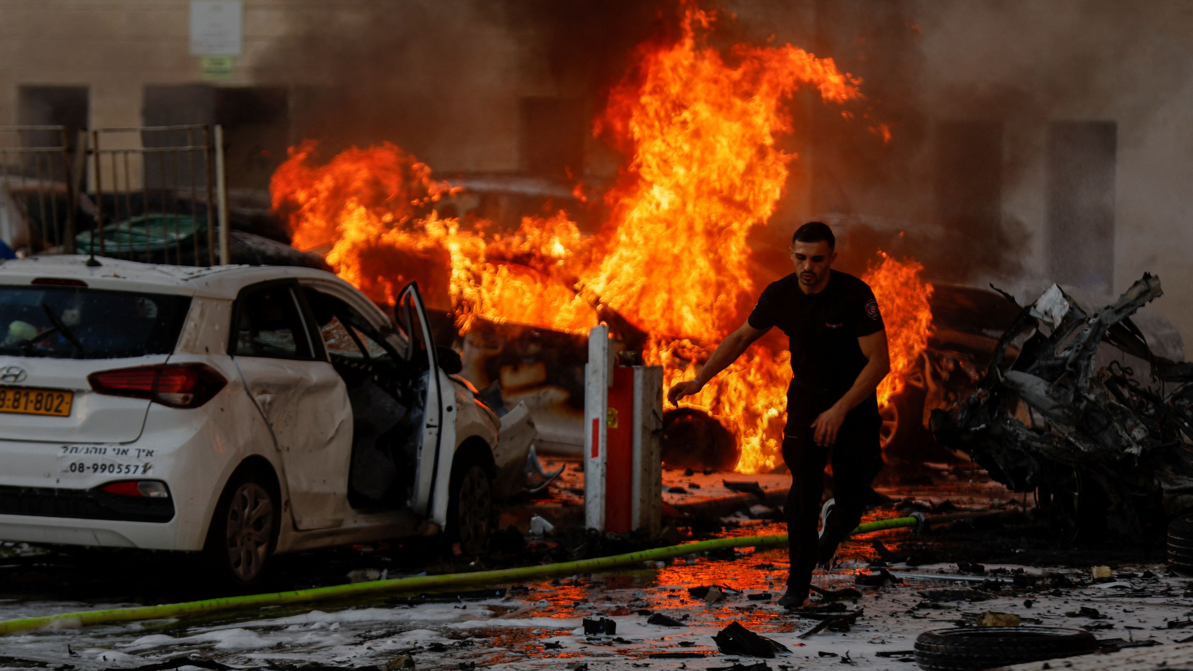 Rockets were launched from the Gaza Strip in Ashkelon, Israel. /Amir Cohen/Reuters