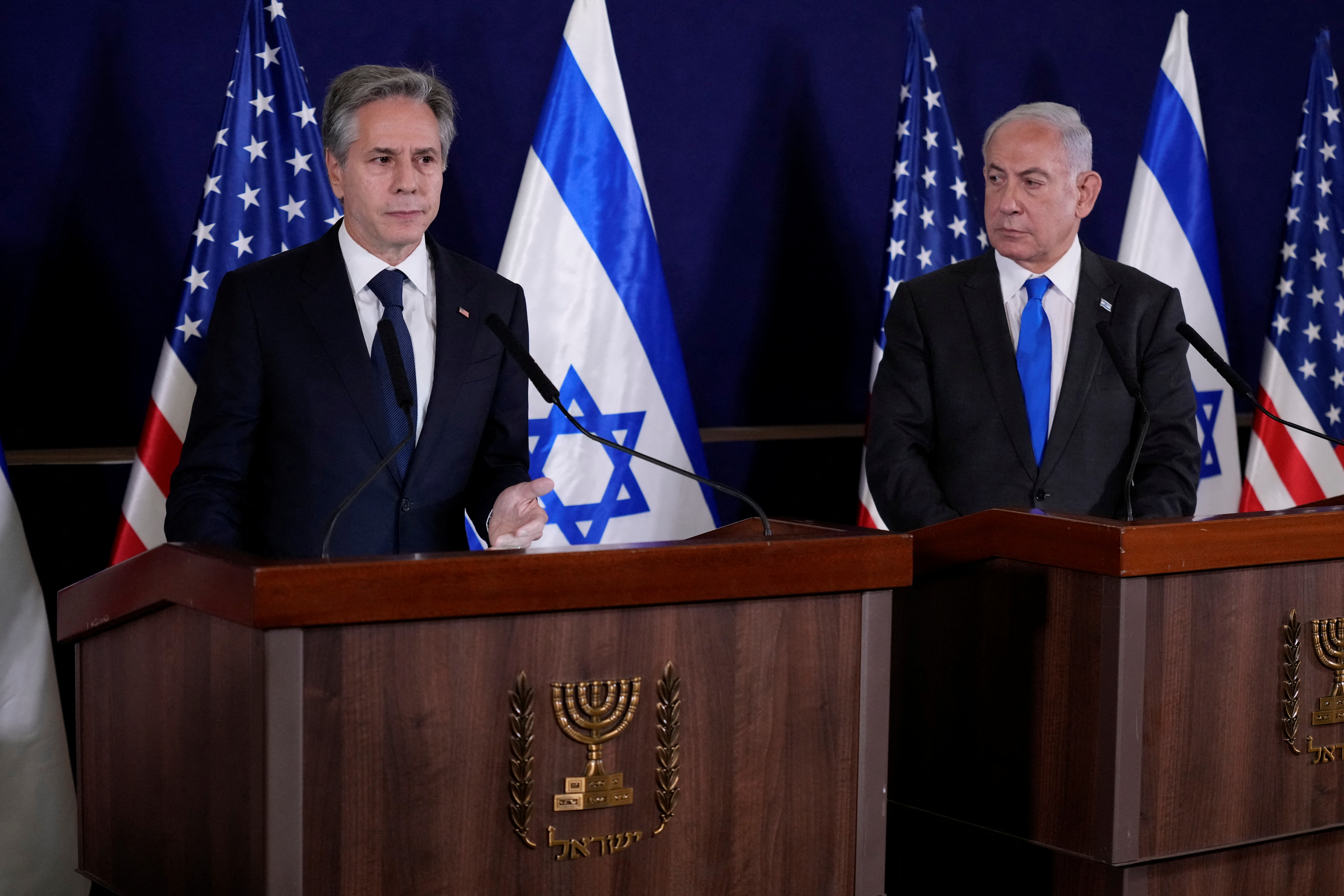 U.S. Secretary of State Antony Blinken says the country will continue to support Israel as it launches retaliatory attacks on Gaza. /Reuters