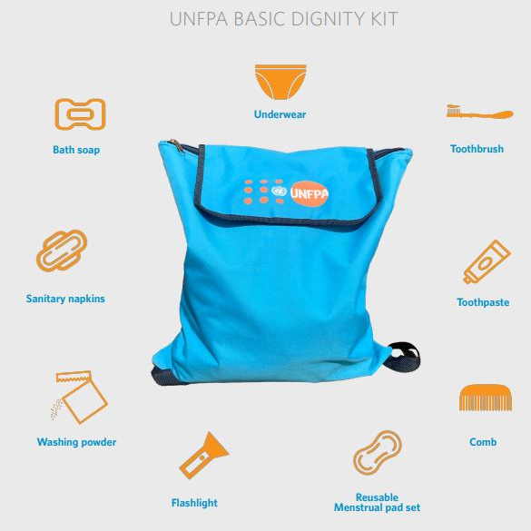 What's in the bag? A dignity kit. /UNFPA