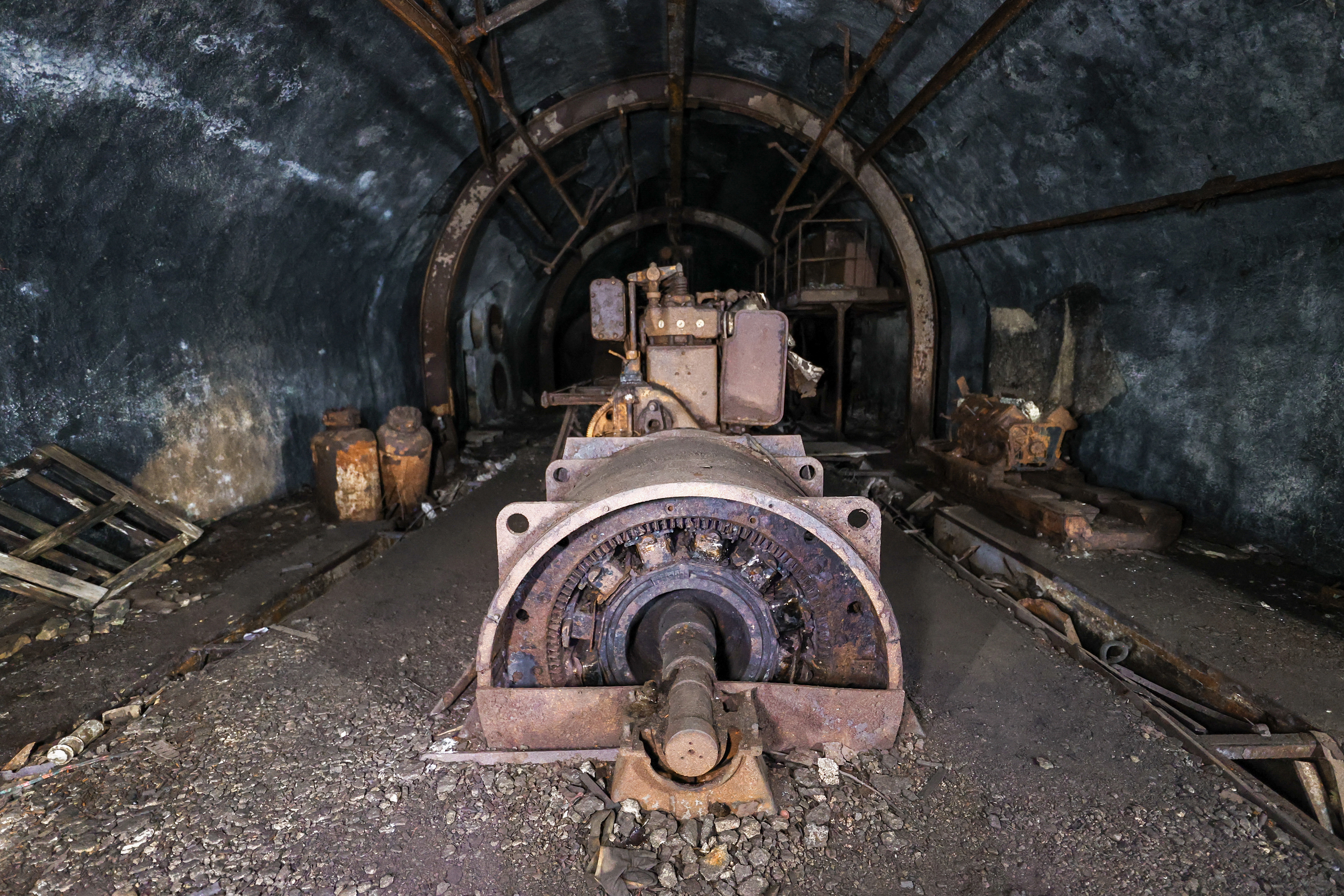 A one megawatt transformer inside the Zeljava base. /Damir Sencar/AFP