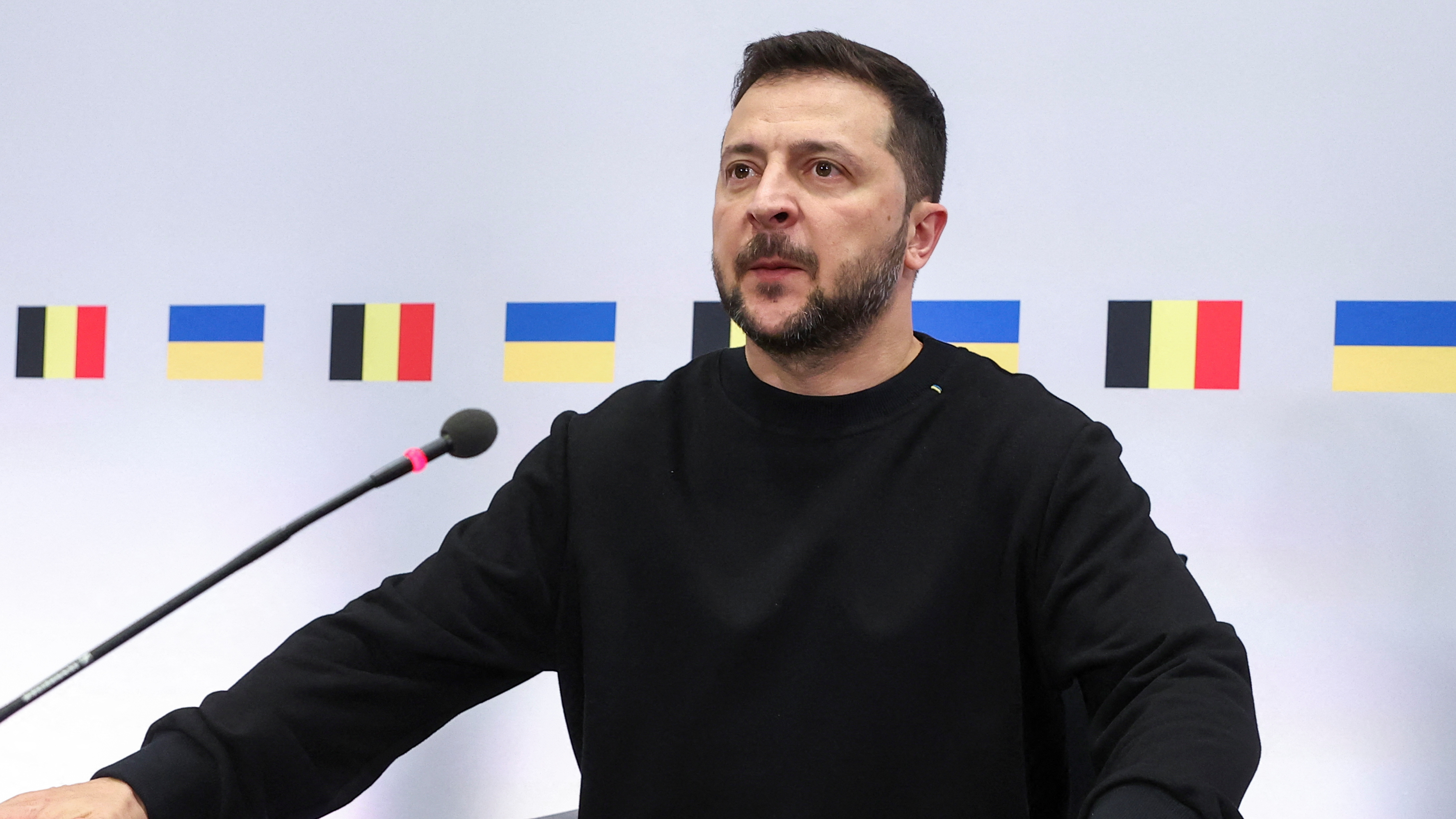 Ukraine has been under martial law - which prohibits elections - since the conflict with Russia began in February 2022. Zelenskyy remains popular with Ukrainians and would be expected to win a second term in power./Reuters/Yves Herman. 