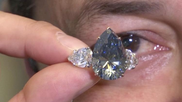 Diamonds Are Forever: Largest Vivid Blue Gem Goes Up For Auction - CGTN