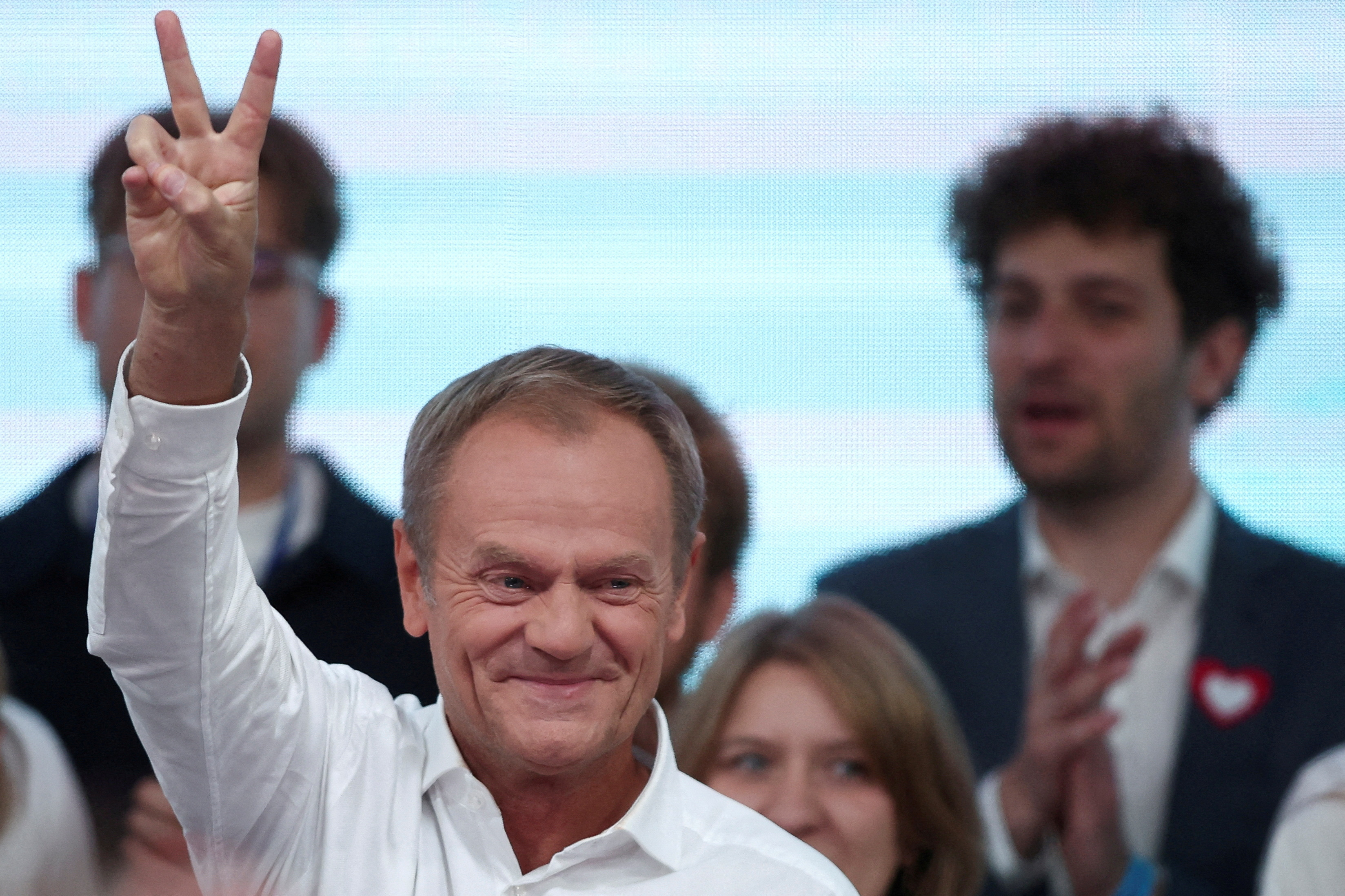 Donald Tusk says opposition parties have reached an agreement to form a coalition that will see him become Poland's new Prime Minister. /Kacper Pempel/Reuters.