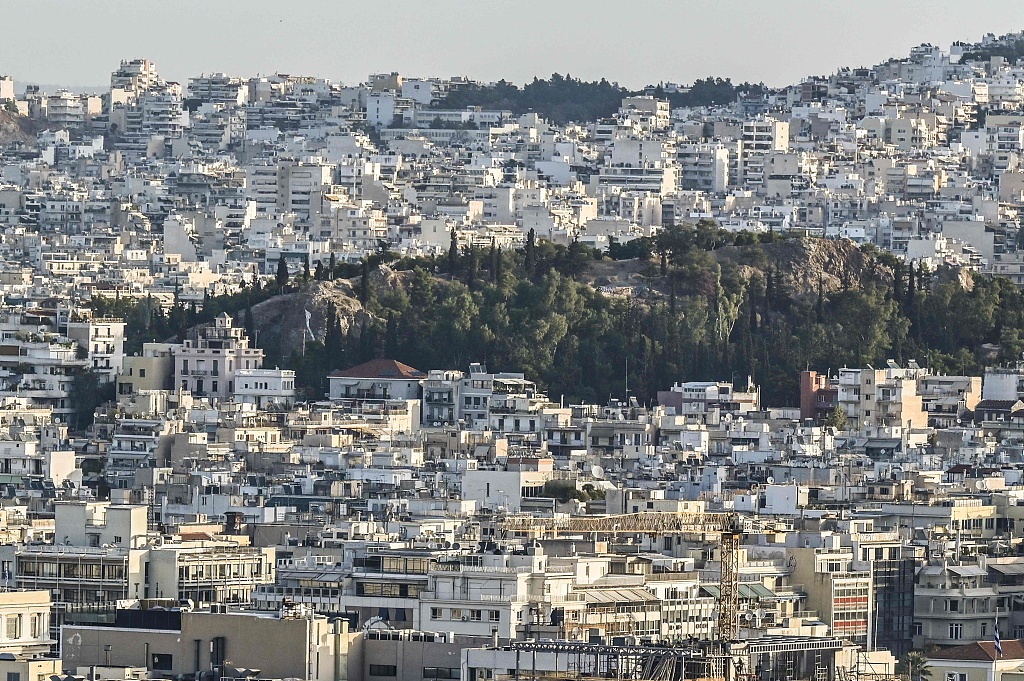 Rental prices in cities like Athens have soared. /Louisa Goulamaki/CFP
