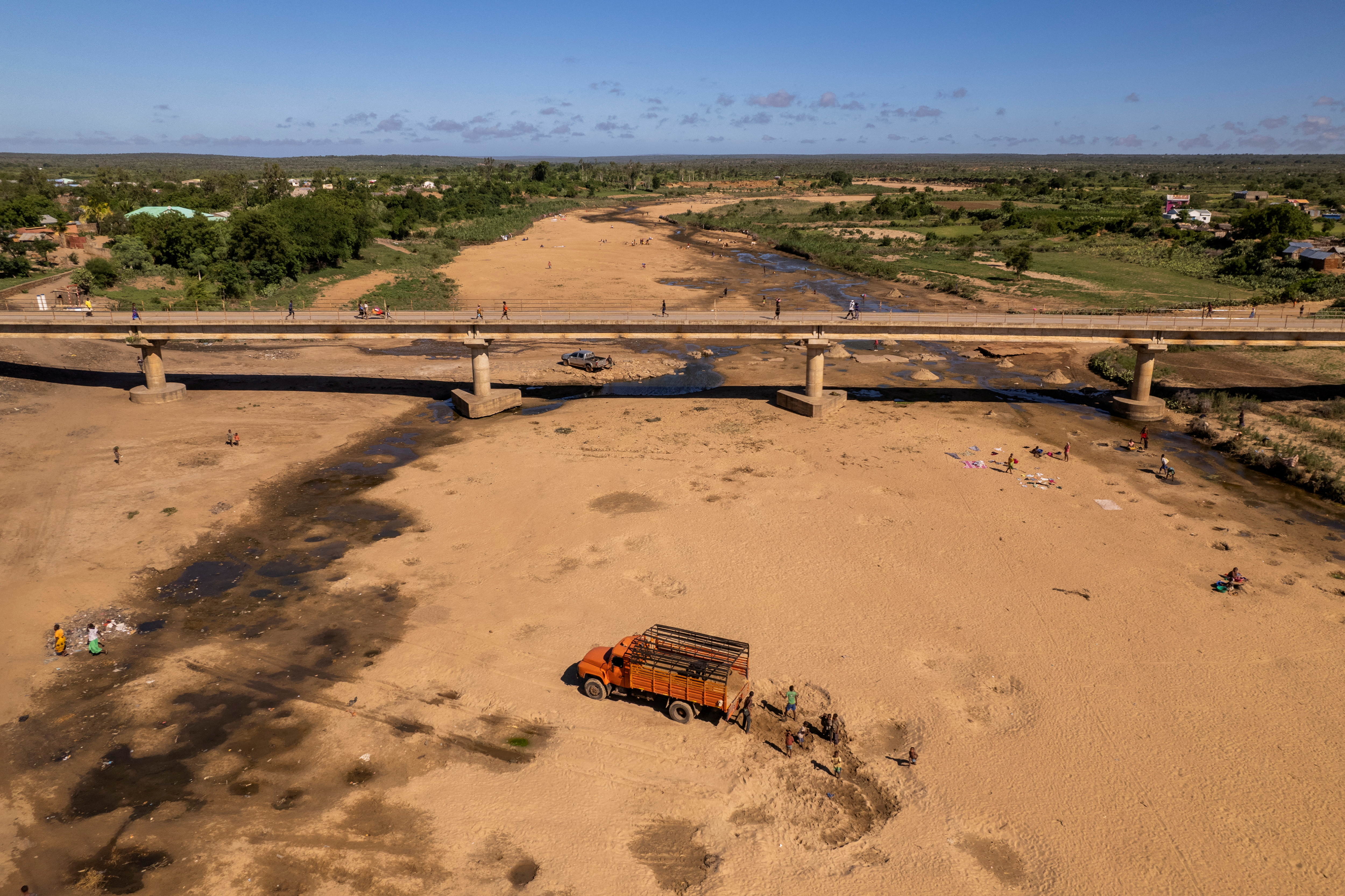 If temperatures continue to rise, extreme weather events - such as this drought in Madagascar in 2022 - are likely to become more frequent. /Alkis Konstantinidis/Reuters.