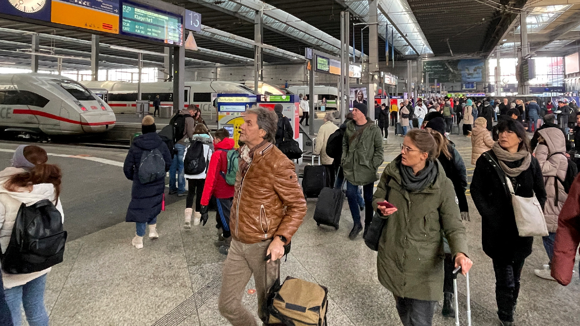 Deutschland bereitet sich auf einen 24-Stunden-Zugstreik vor