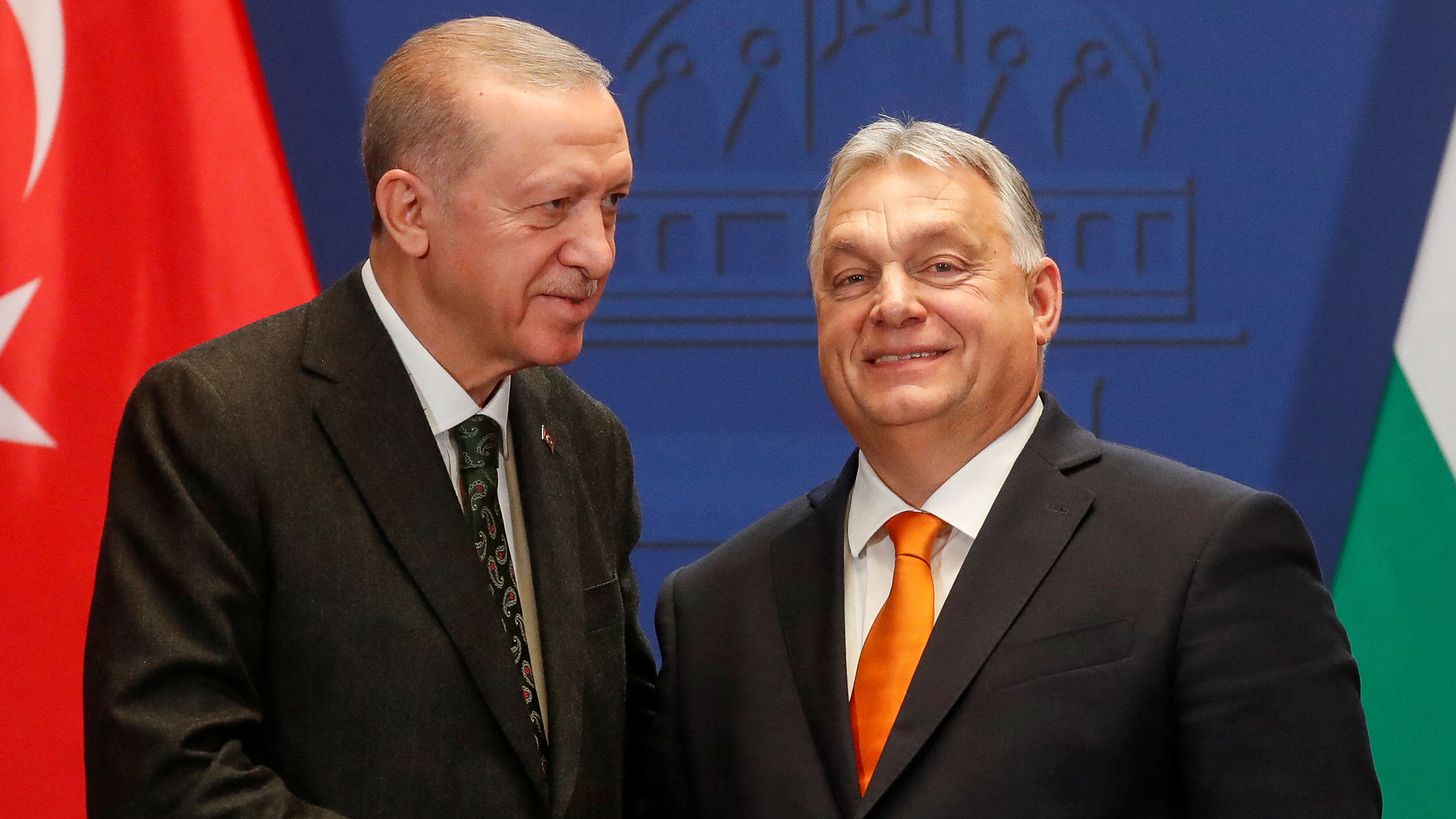 Turkish President Tayipp Erdogan visited Hungary on Monday, after which he delivered a host of statements regarding his diplomatic intentions with Russia and his doubts over Ukraine and Moldova joining the EU/Reuters/Bernadett Szabo.