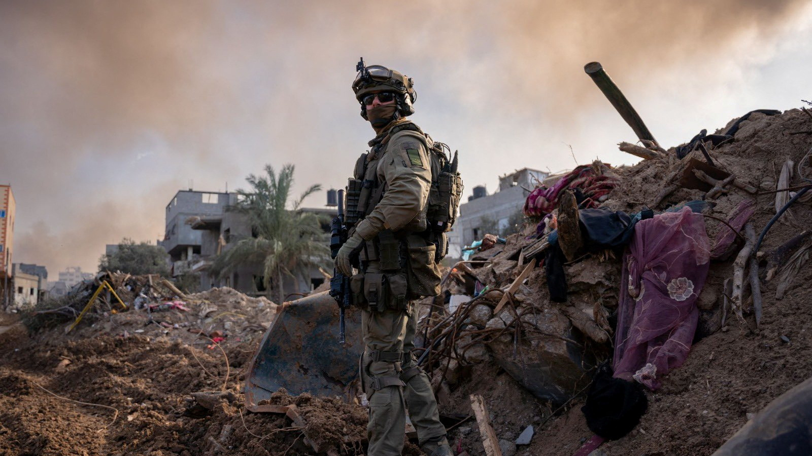An Israeli soldier operates in the Gaza Strip amid the ongoing conflict between Israel and Hamas. /Israel Defense Forces/Handout via Reuters