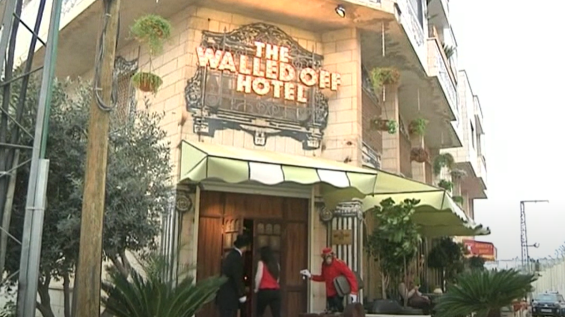 Banksy's Walled Off Hotel in Bethlehem, which attracted 140,000 visitors. /Reuters