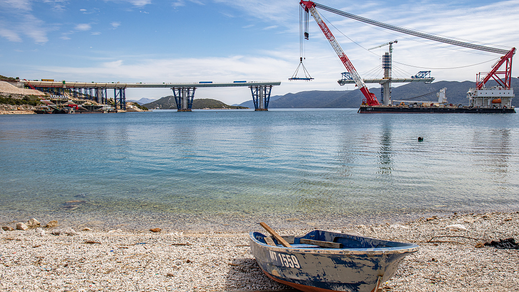 Croatia's Peljesac Bridge opened in 2022 thanks to Chinese investment, linking the country's mainland to the southern peninsula. /Grgo Jelavic/Pixsell