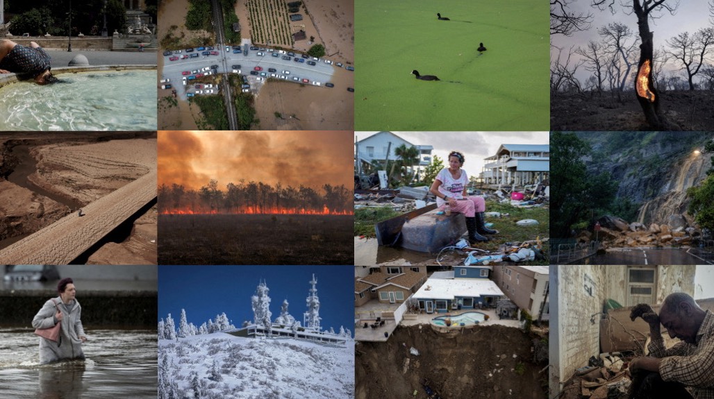 Extreme weather featured in headlines frequently in 2023. /Reuters