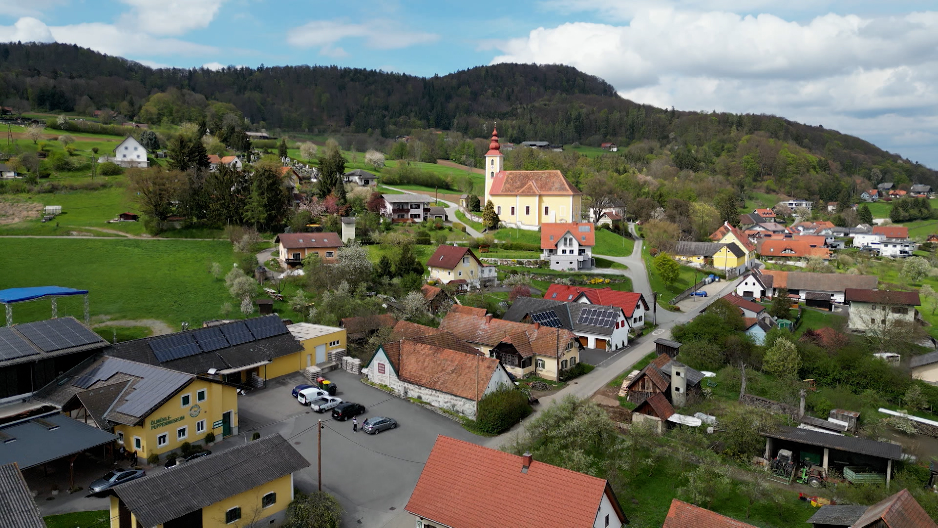 The hilly landscape of Southern Styria is perfectly suited for growing pumpkins. /CGTN/Mediaworks