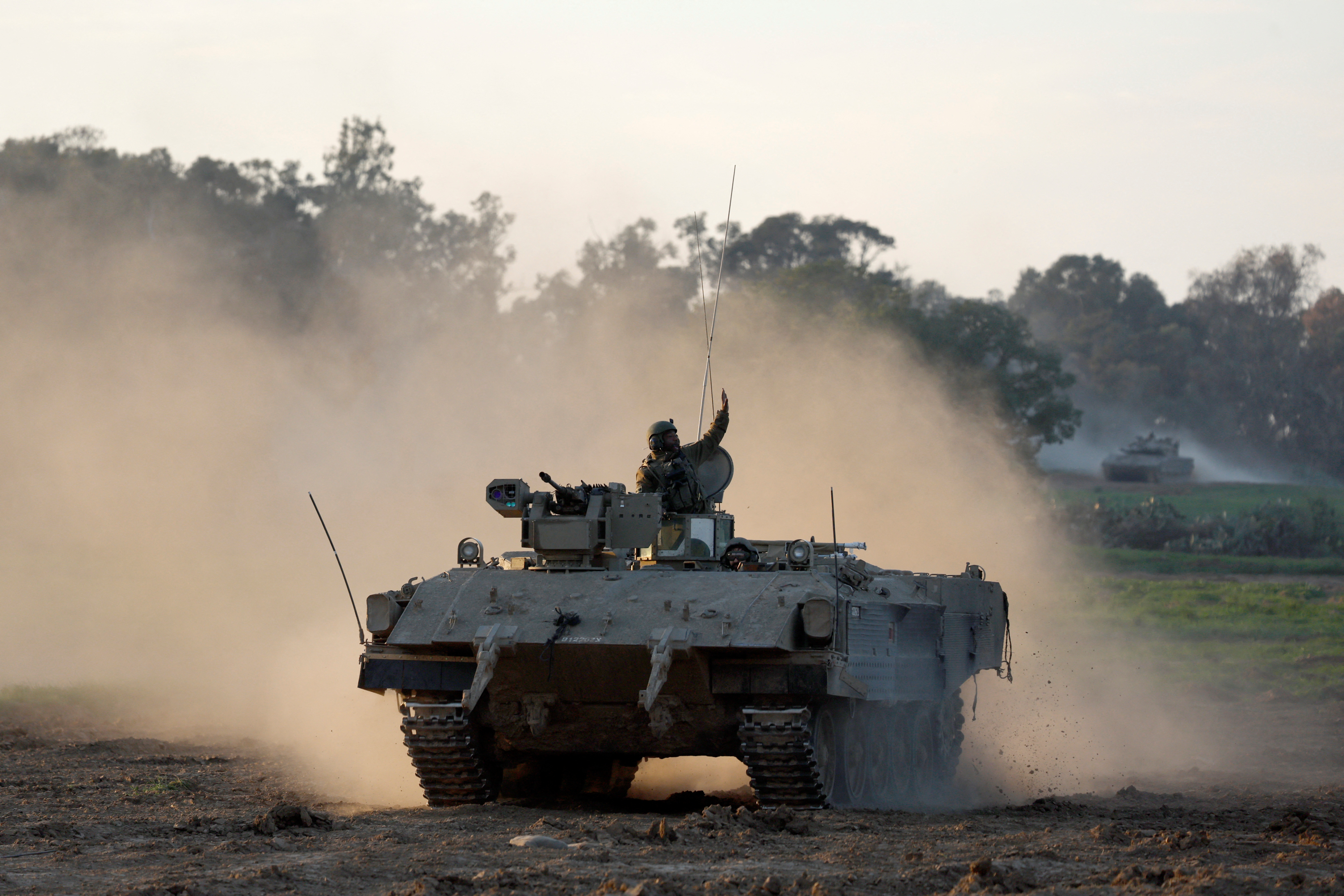 Daniel Hagari, the Israeli army's spokesman, says military control of northern Gaza has been achieved. /Amir Cohen/Reuters.