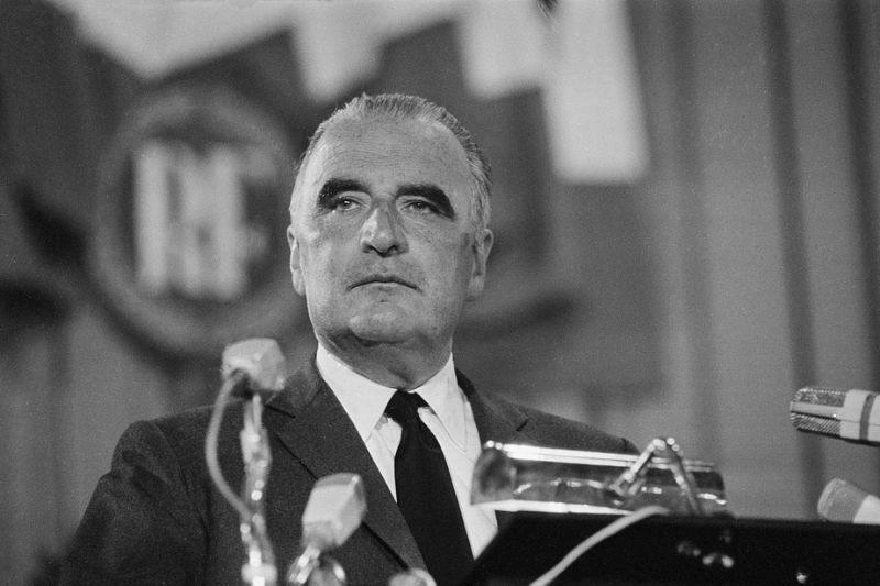 French President Georges Pompidou made history when he visited China. /Gamma-Rapho via Getty Images