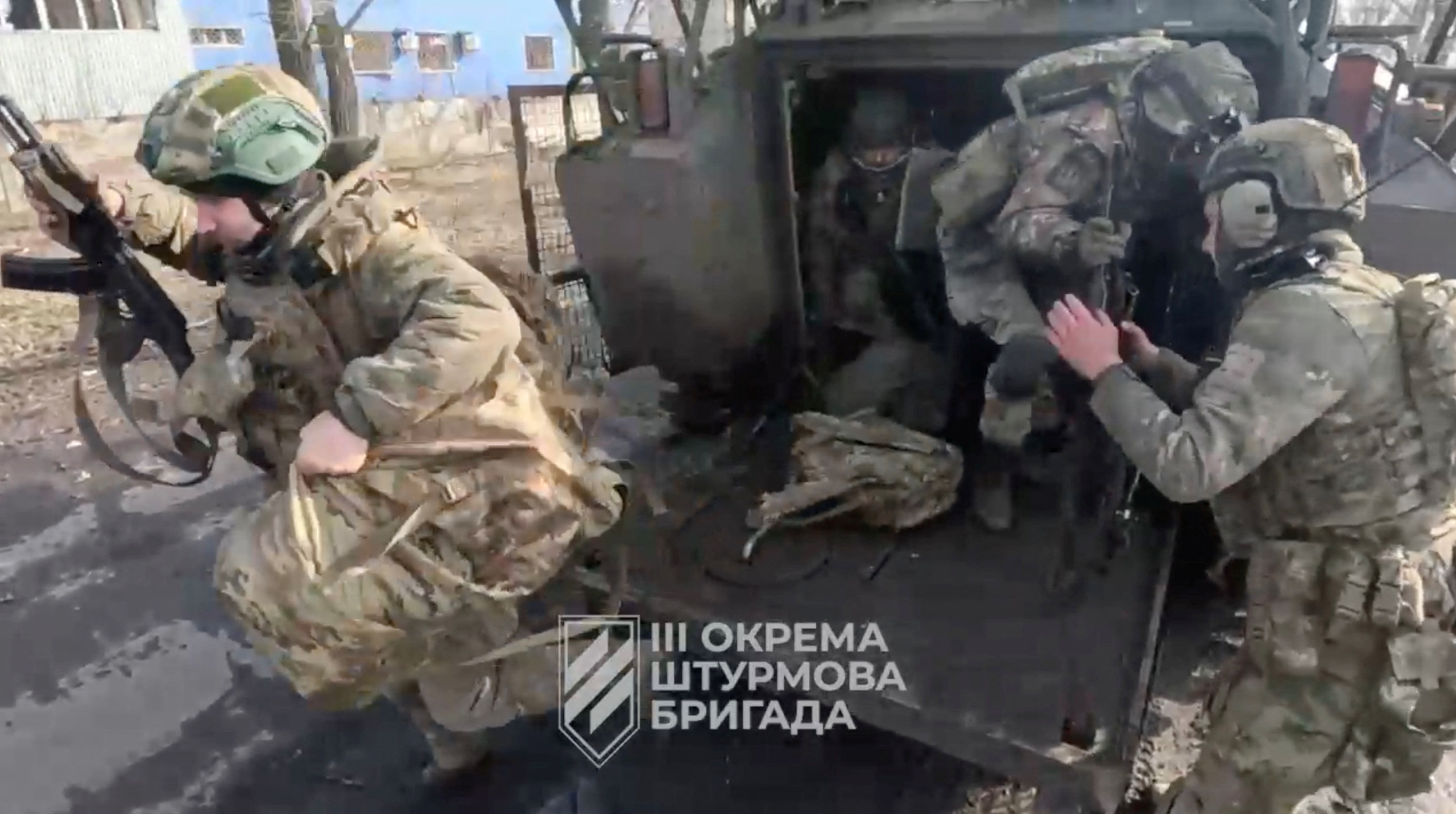 Ukrainian troops left Avdiivka after fighting Russian forces for nearly four months. /Ukraine's Third Assault Brigade 