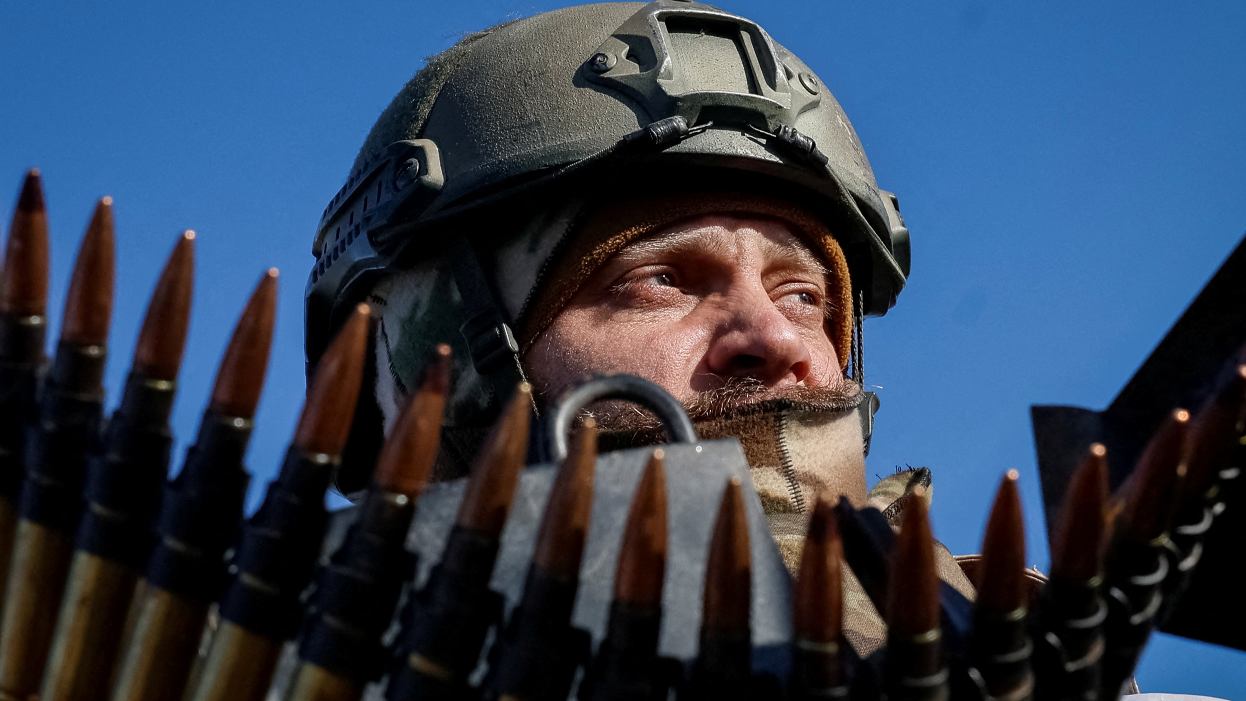 Ukrainian soldiers have been defending their country for nearly two years. /Gleb Garanich/Reuters