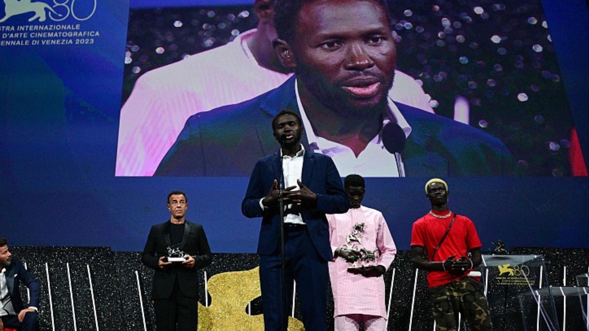 Kouassi spoke at the 2023 Venice International Film Festival after Garrone won an award for his work on 'Io Capitano'. /CFP