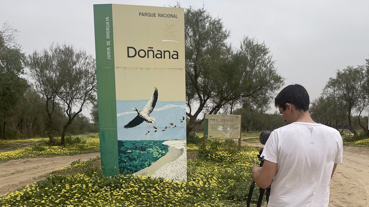 Entrance to Doñana National Park. /CGTN