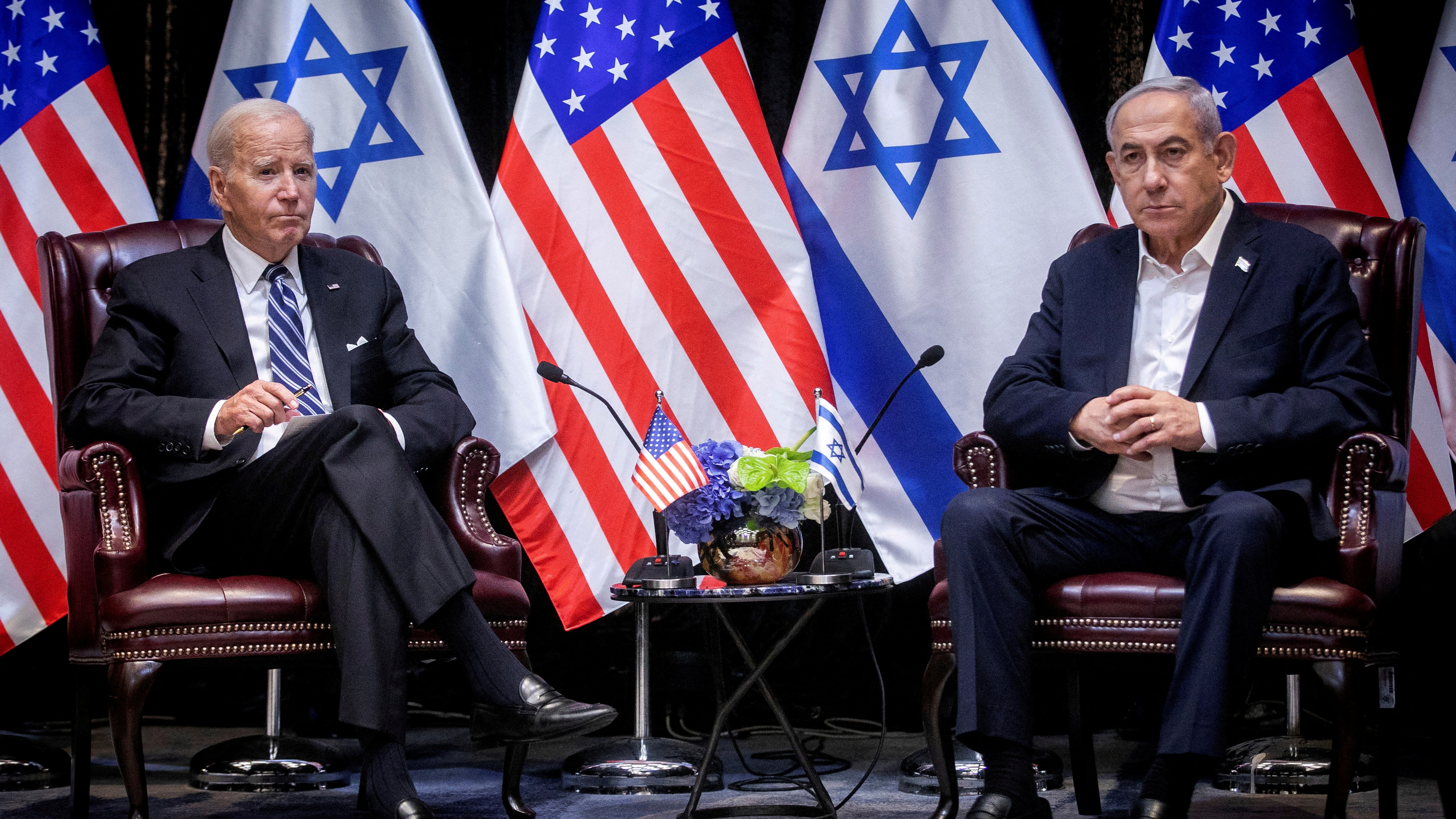 U.S. President Joe Biden has described Israel's Benjamin Netanyahu approach to the Gaza conflict as a 'mistake.'/Miriam Alster/REUTERS